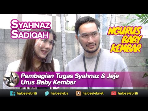 Ngurus Baby Kembar, Syahnaz Sadiqah dan Jeje Govinda Bagi Tugas | Halo Selebriti
