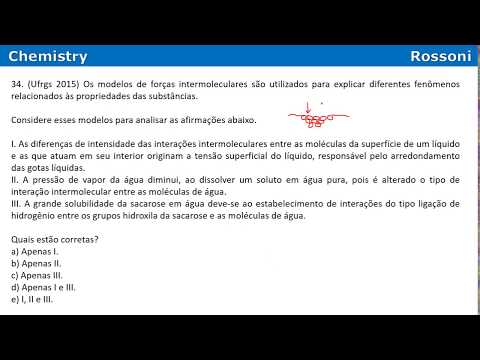 UFRGS 2015 Q34 - água