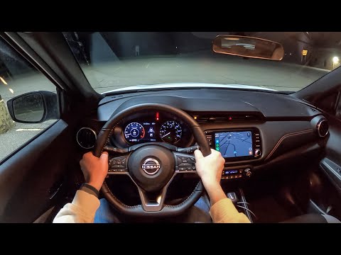 2022 Nissan Kicks SR - POV Night Drive (Binaural Audio)