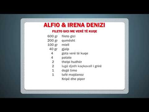 Sfida e gatimit - Receta - Fileto gici me verë të kuqe (18 shkurt 2019)