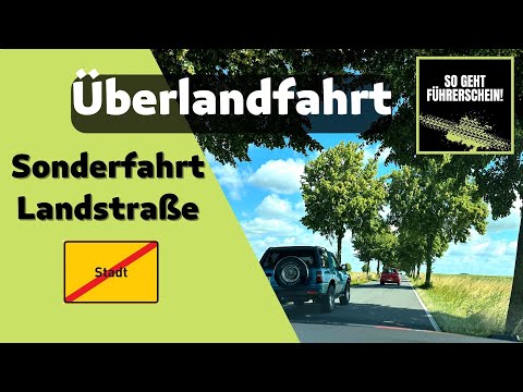 Überlandfahrt Sonderfahrt/Pflichtfahrt - Alles, was du wissen musst  - Führerschein