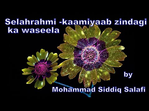 Selahrahmi kaamiyaab zindagi ka waseela lecture by mohammad siddiq salafi