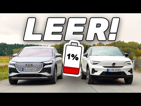 Nicht mal 300 km Reichweite? Audi Q4 Sportback 50 e-tron vs. Volvo C40 Recharge