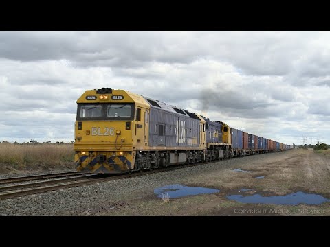 Pacific National 7902V Mildura Container Train (26/3/2021) - PoathTV Australian Railways