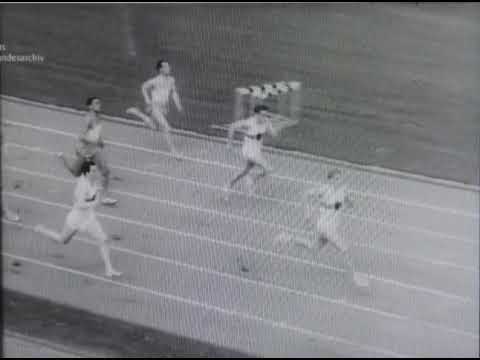 1960 Cologne Germany vs Netherlands 100m 10.4  Armin Hary  12.6. 60