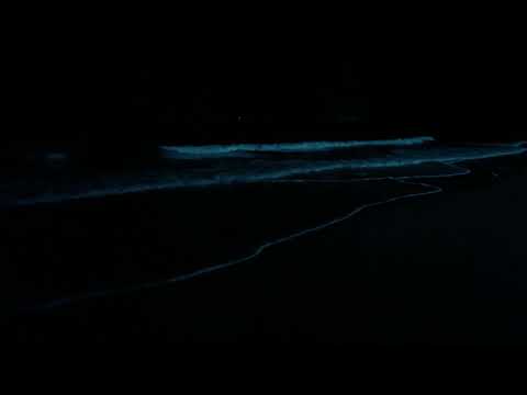 Olas del mar en la noche para dormir / relajacion natural 4K