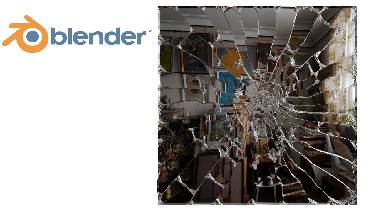 Cracked And Broken Mirrors s 3D Model