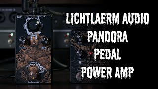 Video thumbnail for Lichtlaerm Audio PandorA Pedalboard Power Amp by Metalhead Productions