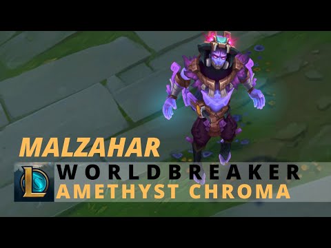 Worldbreaker Malzahar Amethyst Chroma - League Of Legends
