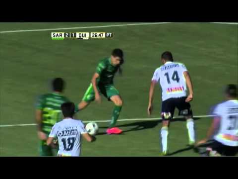 Gol de Fornari. Sarmiento 2 - Quilmes 1. Fecha 5. Primera División 2016
