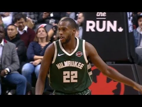 Khris Middleton Highlights vs Raptors RS19G25 - 10 Pts, 9 Rebs, 5 Asts (09.12.18)