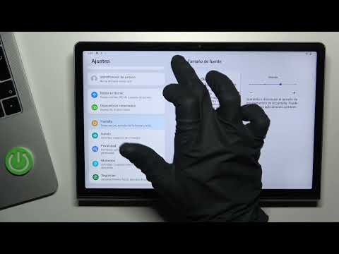 Cómo cambiar tamaño de letra en LENOVO YOGA Tab 11