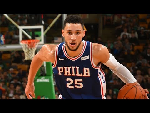 Ben Simmons pre-season highlights for 76ers vs Celtics | 9 Oct 2017