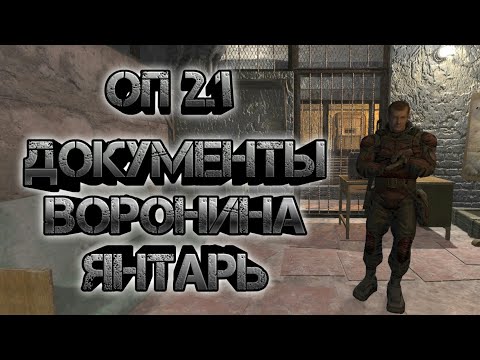 Сталкер оп 2.1, янтарь документы Воронина