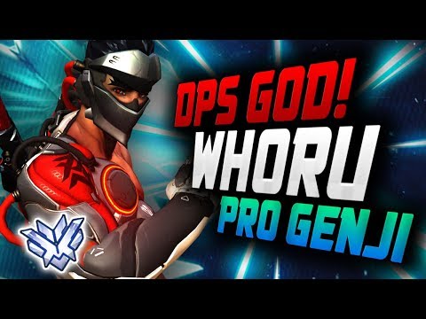 WHORU is a Genji God - KOREAN DPS! He's Insane! [ OVERWATCH SEASON 12 TOP 500 ]