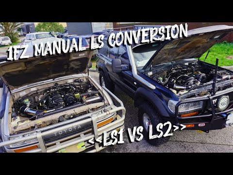 80 Series Cruiser ls1 manual vs ls2 manual build and dyno