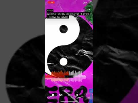Wasting Time By Brent Faiyaz Ft. Drake (Titilayo Freestyle) #rnb #hiphop #rap #wastingtime