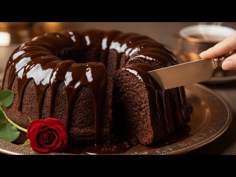 Super Easy & Moist Double Chocolate Cake That Melts in Your Mouth!