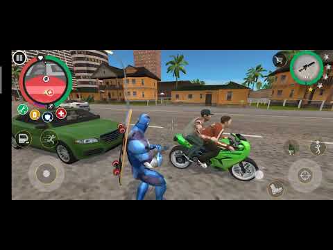 new Rope Hero game video Santosh Bhai please like to subscribe kro  all friend