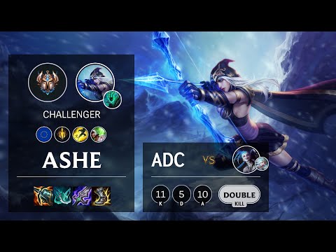 Ashe ADC vs Jinx - EUW Challenger Patch 11.7