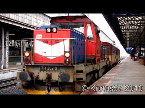 Lego odjíždí z pražského hlavního nádraží