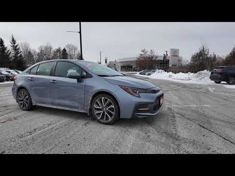 2022 Toyota Corolla SE CVT in Silver for sale at Aurora Toyota in Aurora, ON