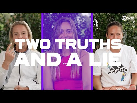 Теннис Paula Badosa in a music video?! WTA tennis stars play 2 TRUTHS and a LIE