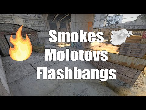 CS:GO - Overpass Non-Common Nades | WIZTCSGO