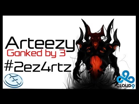 EG.Arteezy getting ganked by Cloud 9 #2ez4rtz @ MLG T.K.O.