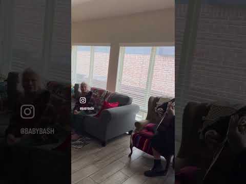 Cota singing for Baby Bash’s Grandma