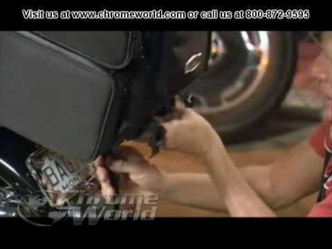 Kuryakyn Ultra Tour Motorcycle Bag - Chrome World