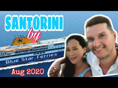 SAILING TO SANTORINI W/ BLUE STAR FERRIES / OIA TOWN  - FIRA  - ATHINIOS PORT / GOPRO 7