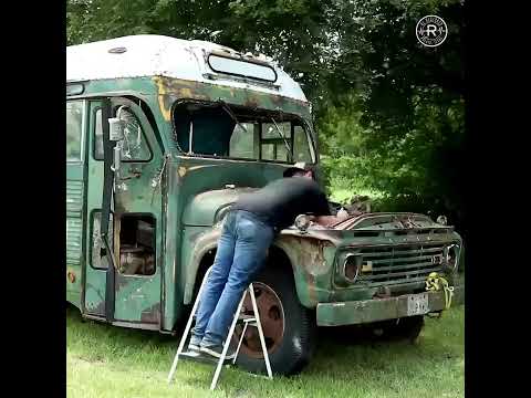 We Found an Abandoned School Bus!