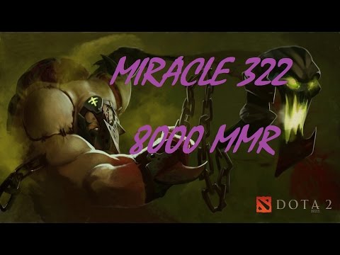 Pro Pudge 8000 MMR Miracle 322 GamePlay !!