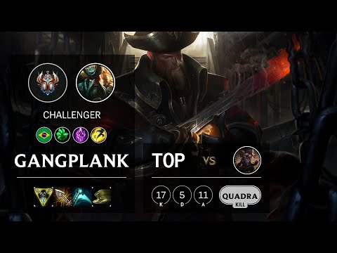 Gangplank Top vs Kled - BR Challenger Patch 10.16
