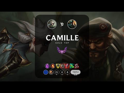 Camille Top vs Gangplank - EUW Master Patch 14.7
