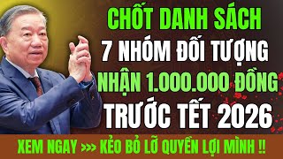 Download lagu Trước Tết 2026: Ai được nhận 1.000.000 đồng tiền mặt trước 15/12 âm lịch? 7 nhóm cần biết ngay mp3