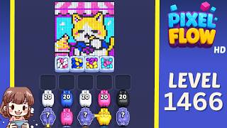 Pixel Flow Level 1466 Solution Walkthrough