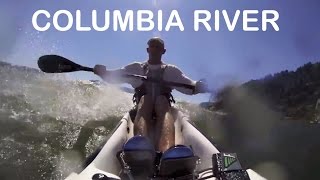 preview picture of video 'Surfski Columbia River Gorge, White Salmon WA'