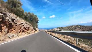 Elounda 1st ride descending to the coast