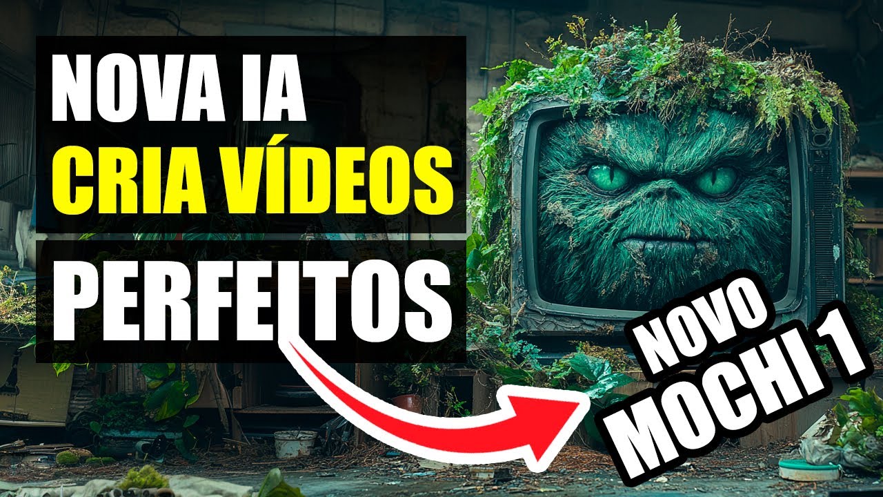 Nova IA de Vídeo Grátis (ILIMITADO) - Genmo MOCHI 1 Cria Vídeos REAIS em MINUTOS