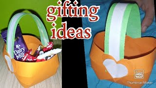 Raksha Bandhan special gifting idea || gift basket || gift craft&art