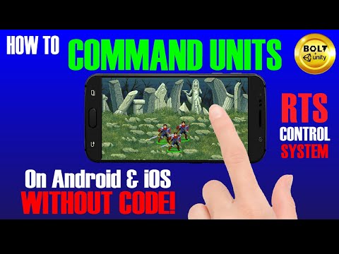 How To Command Units on Mobile Games (Without Code) - Unity + Bolt Visual Scripting