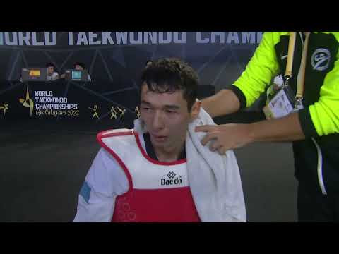 208 M-74kg R-32 QUESADA BARRERA D. ESP 🔵 vs 🔴 KOZHAKHMET N. KAZ I Guadalajara 2022 WT Championships