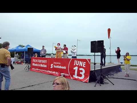 Team Spirit award ceremony - Rick Hansen 2010