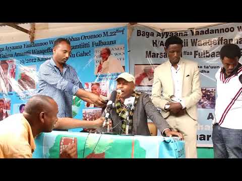 Obbo Shifarraa Mangistuu Ijaaraa Walitti Qabaan Yaa'ii walii galaa Dh/H/Amantii Waaqeffannaa