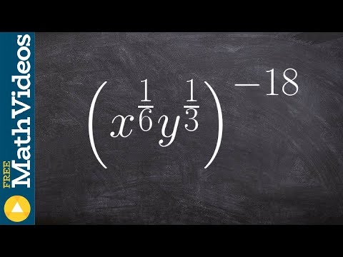 Simplifying  an expression with rational  and negative exponents