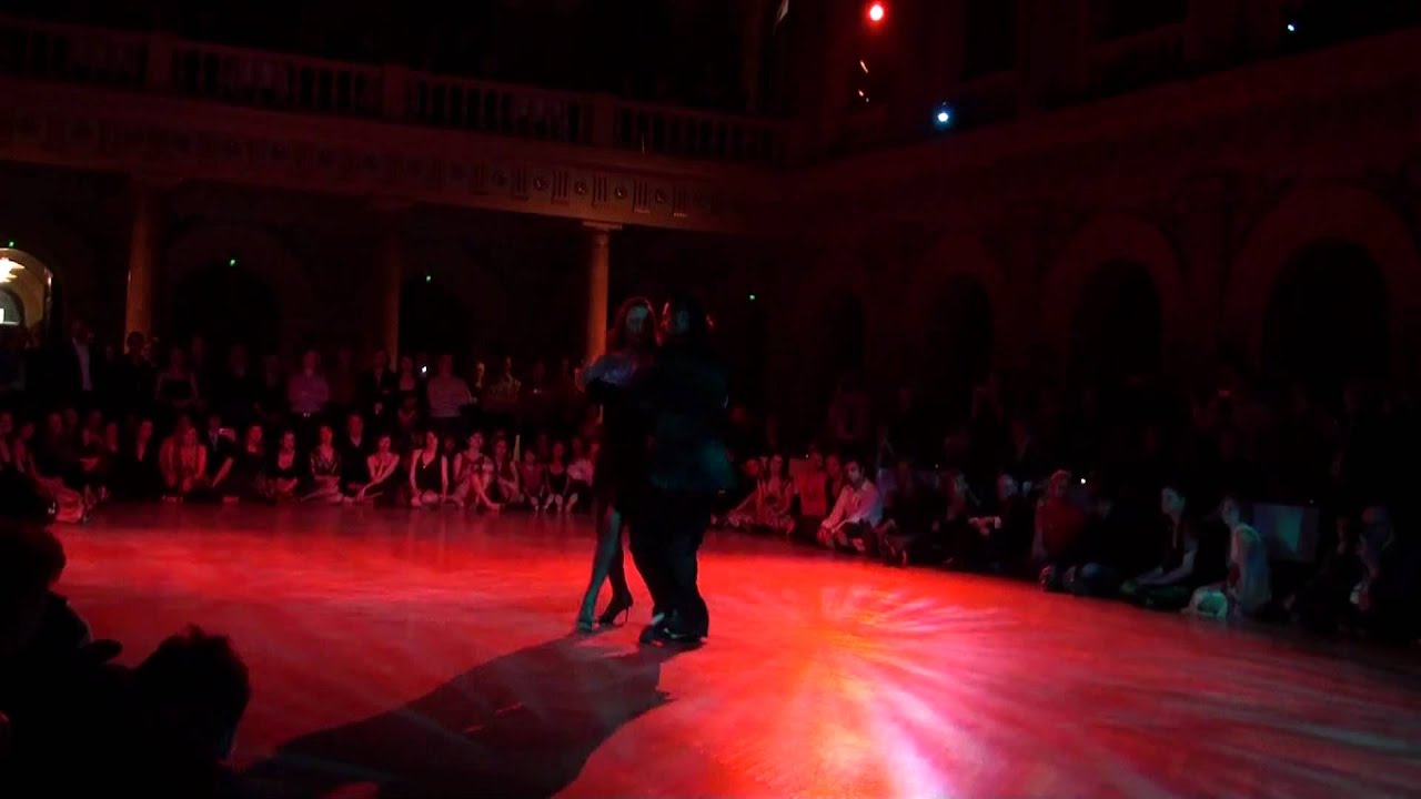 Diego Riemer El Pajaro and Maria Belen Giachello, Frostbite Tango festival, Helsinki, Jan 2011, milonga, tango 2