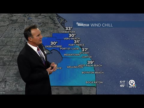 WPTV First Alert Weather Forecast for Morning of Wednesday, Dec. 31, 2025