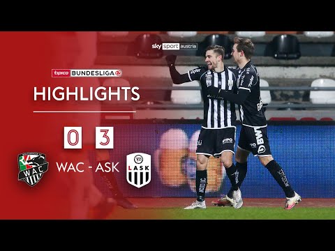 tipico Bundesliga, 14. Runde: Wolfsberger AC - LASK 0:3